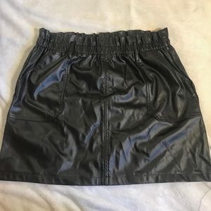 F21 Leather Skirt